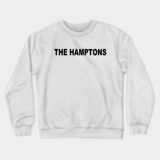 The Hamptons Black Crewneck Sweatshirt